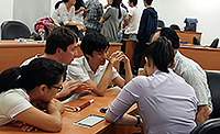 Students from Binzhou Medical College aduit CUHK classes
